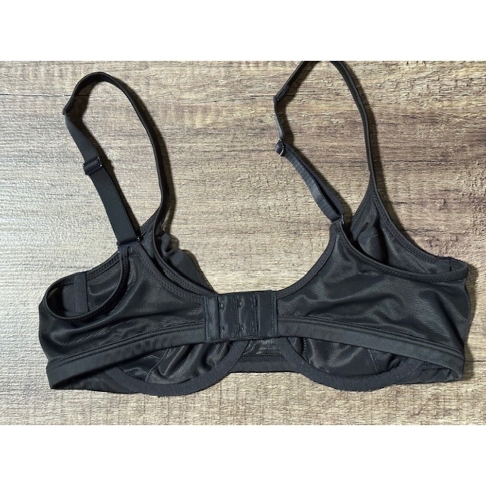 NWOT Bali 34C Black Lace Unlined Underwire Bra Style - Picture 4 of 5